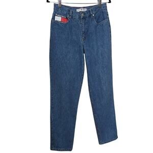 Tommy Hilfiger Flag Jeans Sz 6 | 2001 Vintage Denim Straight Leg Y2K